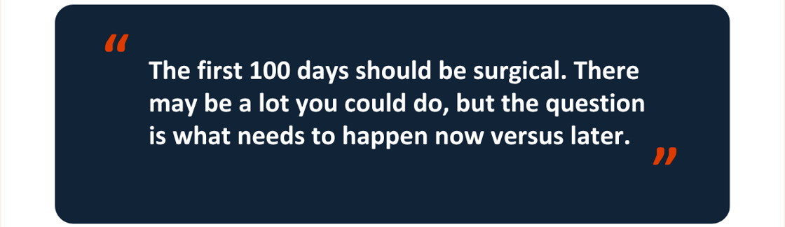 The First 100 days